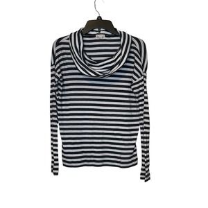 Gap Women's Pullover Sweater Top Knit Turtleneck Longsleeve Striped Blue Size XS